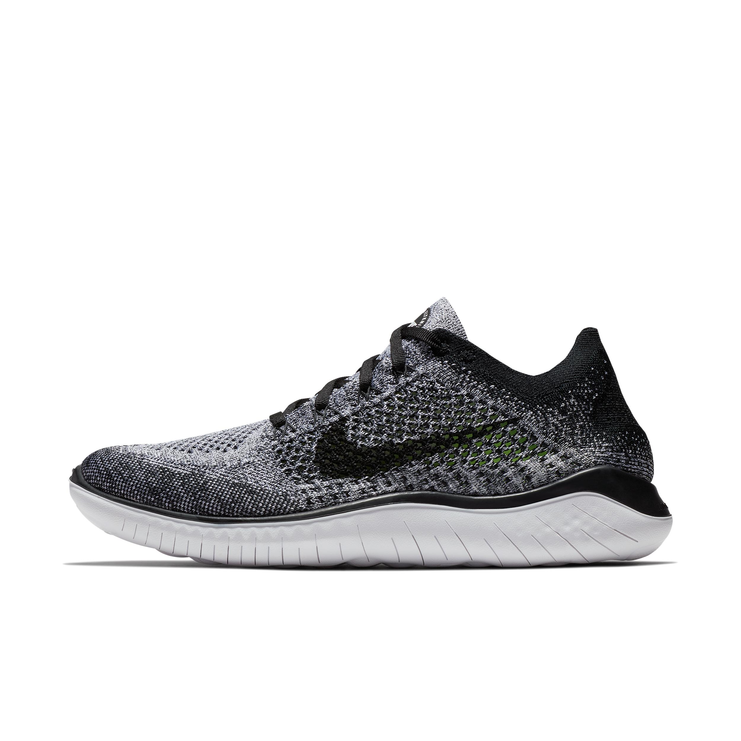 Nike Mens Free Run Flyknit 2018 Road Running Shoes | 942838-101 Product Image