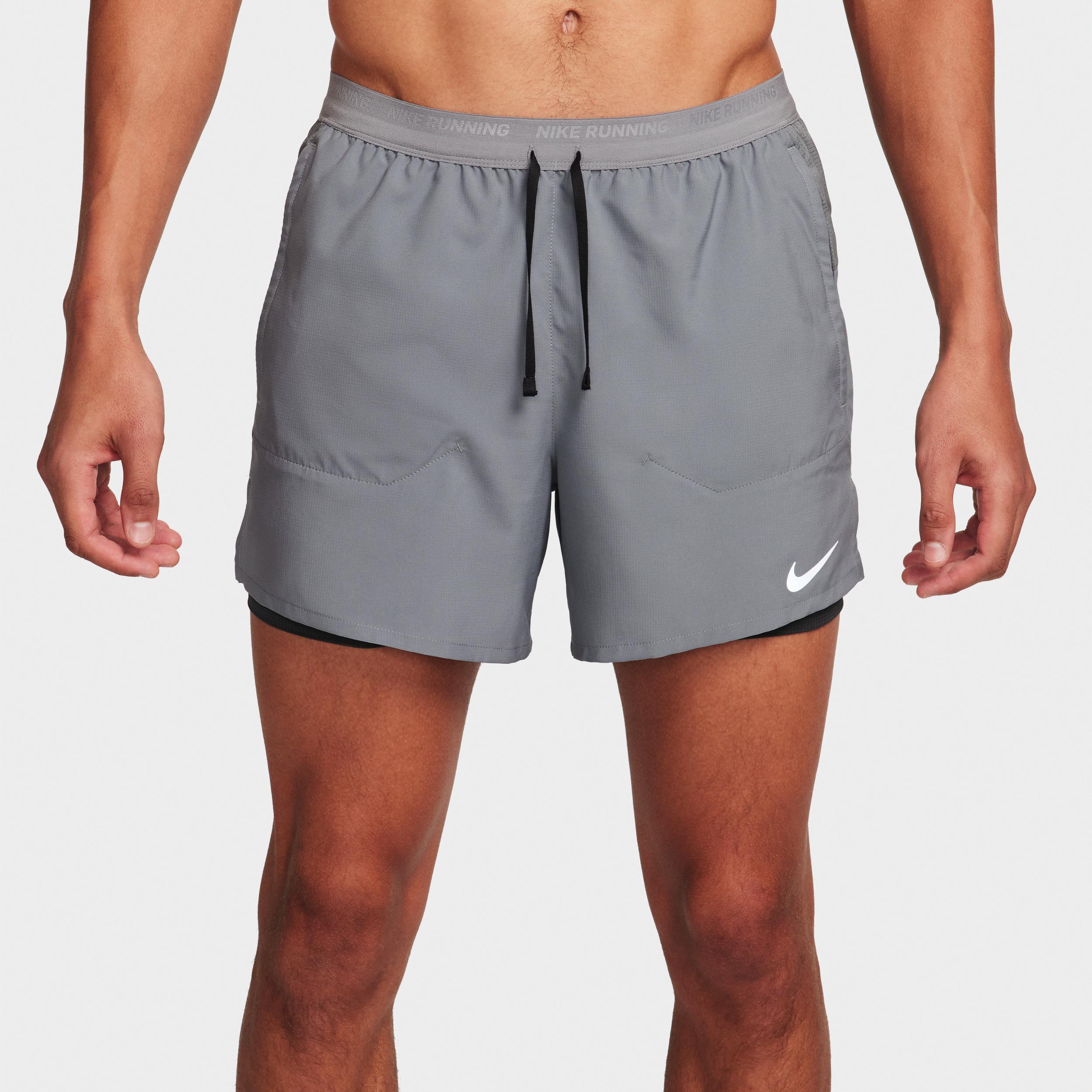 Nike Mens Stride Dri-FIT 5 2-in-1 Running Shorts | FN2992-084 Product Image