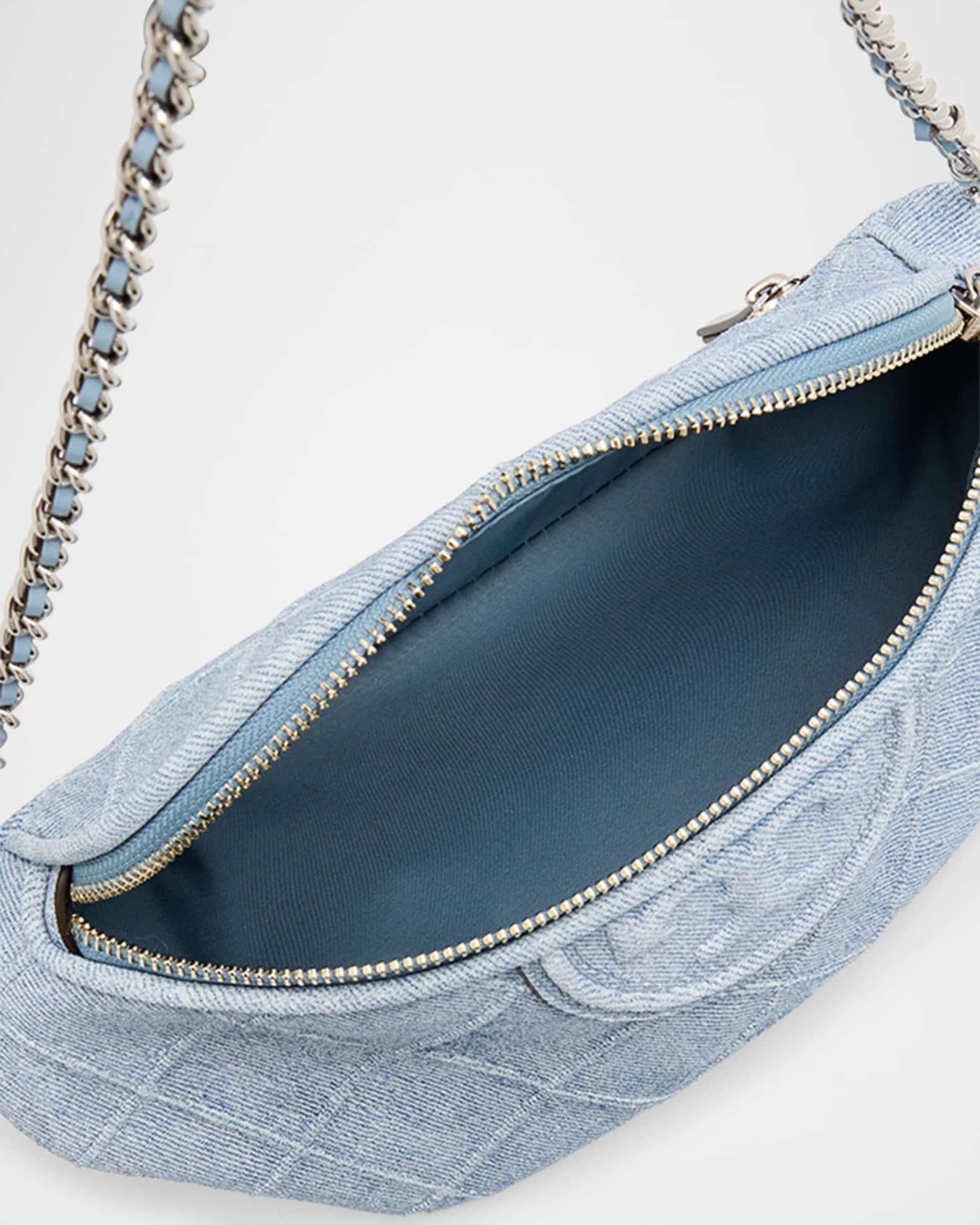 Fleming Denim-Print Suede Belt Bag Product Image