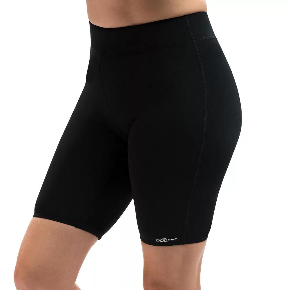 Women's Dolfin Aquashape Solid Swim Jammers, Size: XXL, Black Product Image