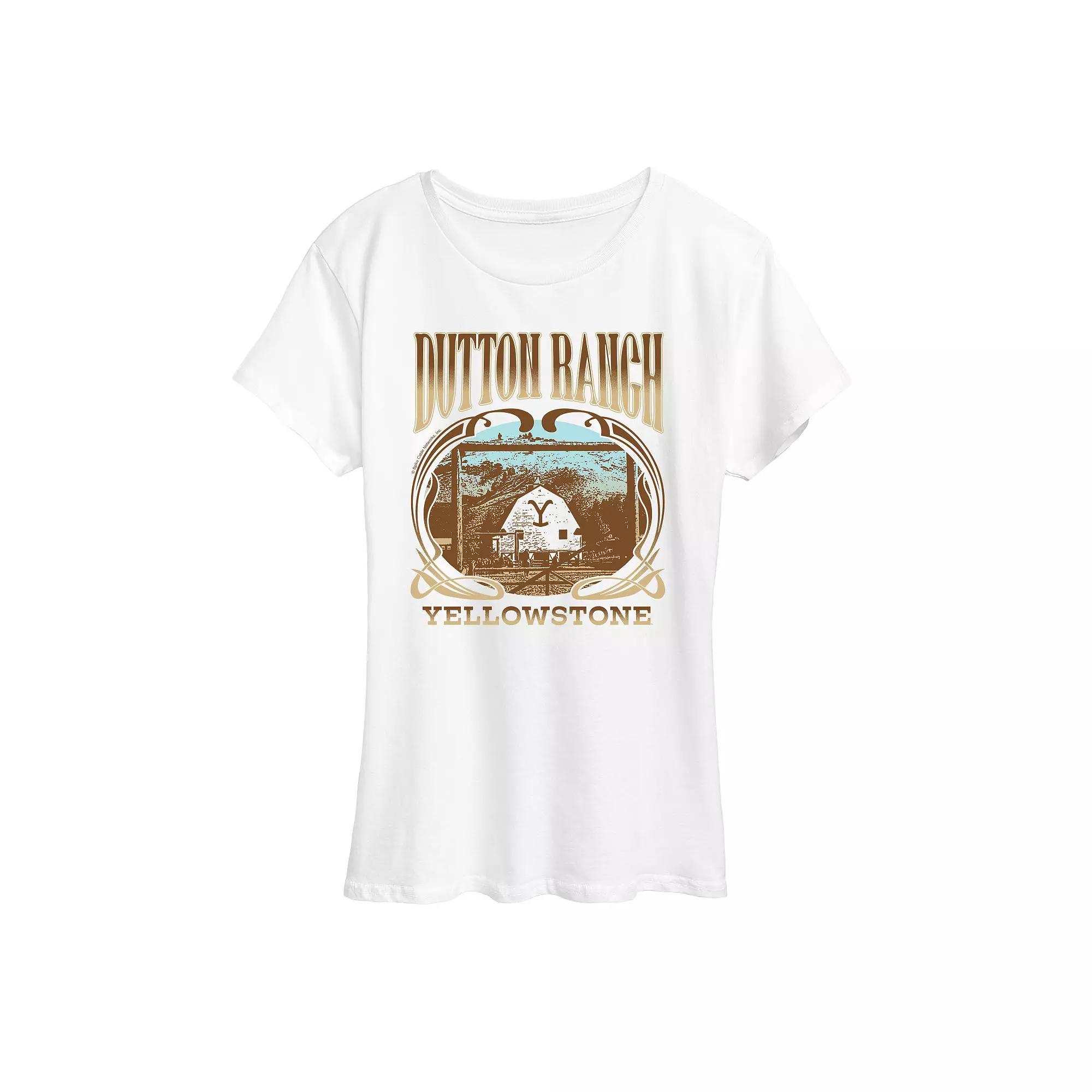 Women's Yellowstone Dutton Ranch Graphic Tee,  Product Image
