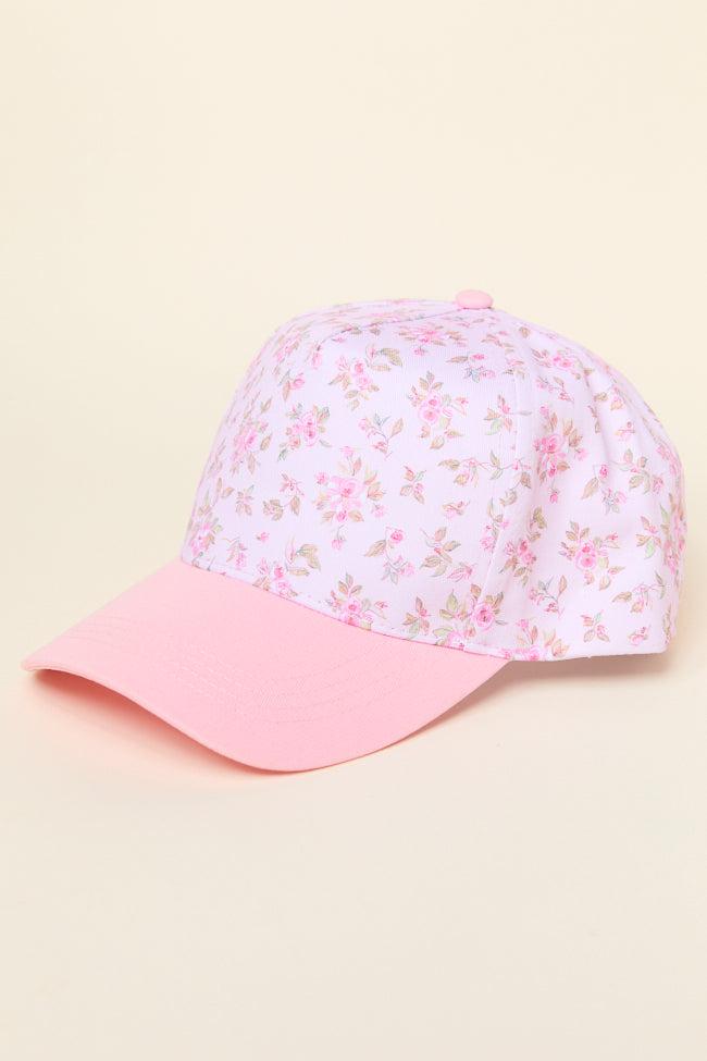 Pink Floral Trucker Hat FINAL SALE Product Image
