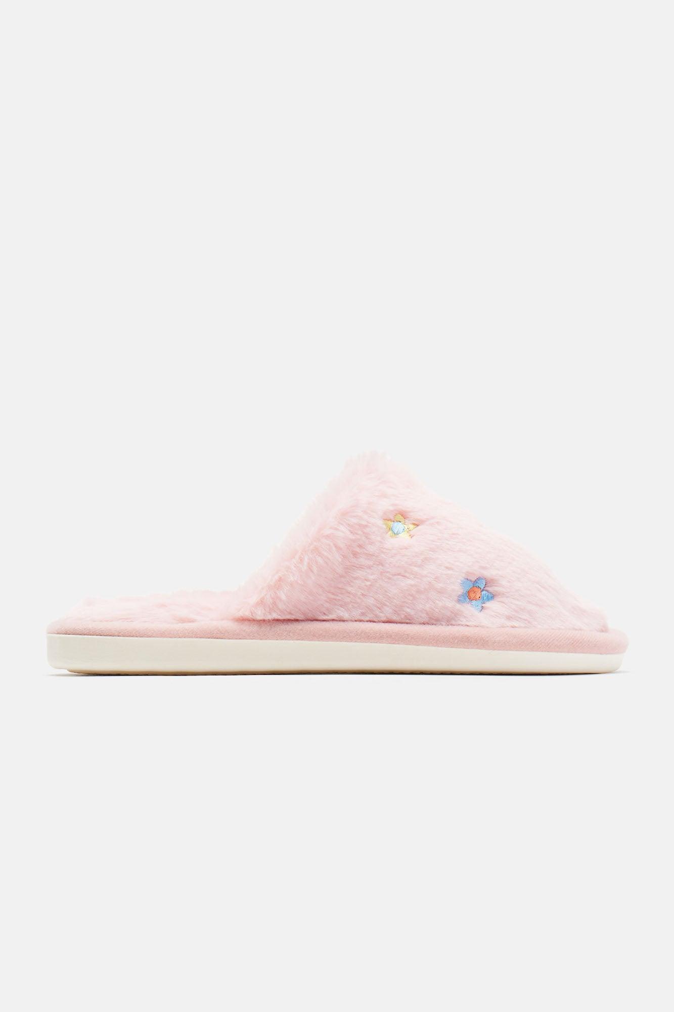 Flower Power Slippers - Pink Product Image