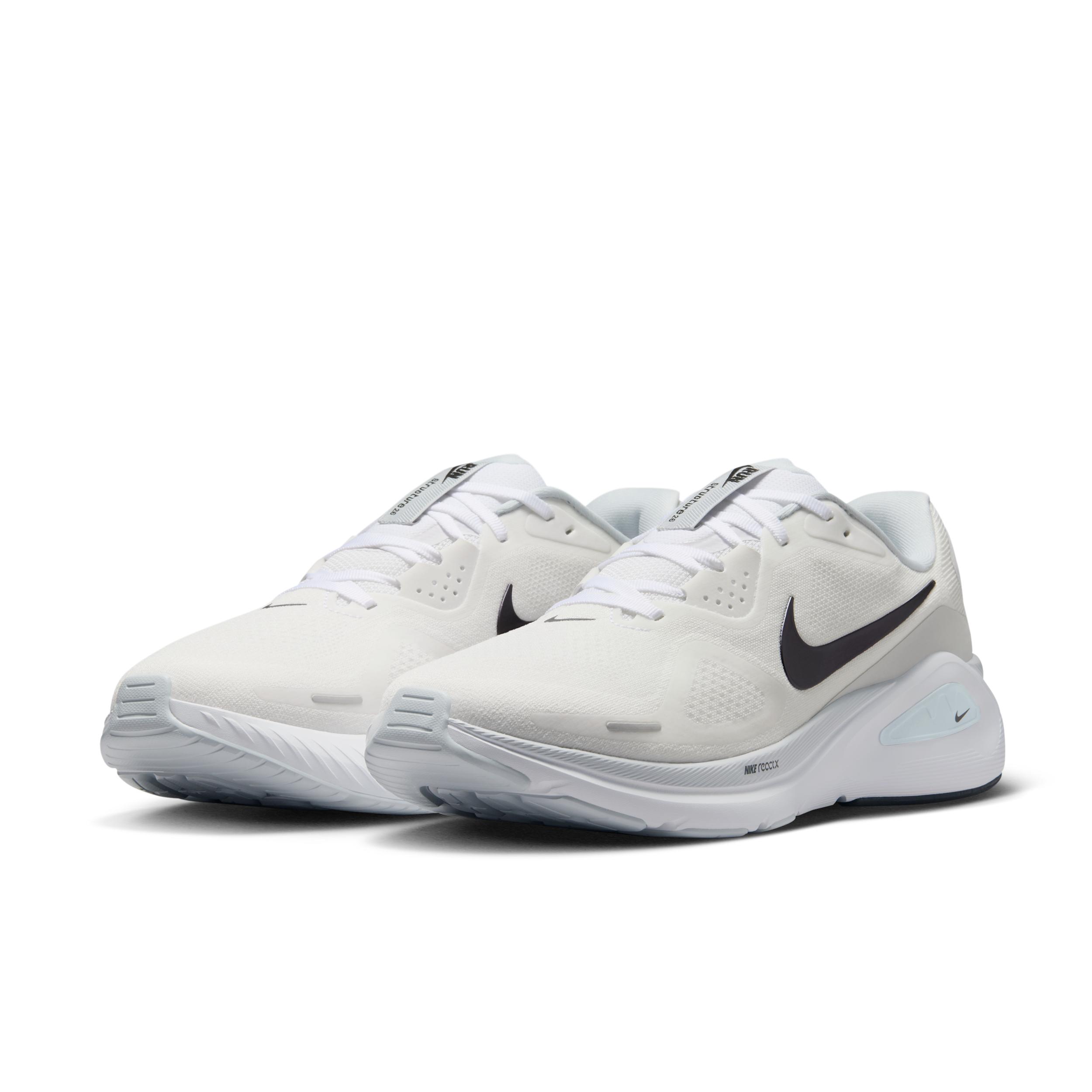 Nike Mens Structure 26 Road Running Shoes | HJ1102-100 Product Image