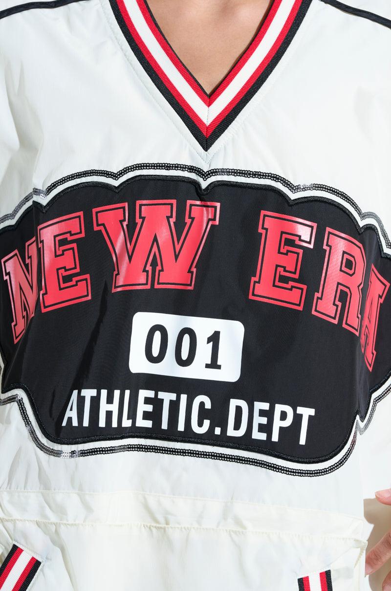 NO BIGGIE OVERSIZED NYLON SWEATSHIRT Product Image