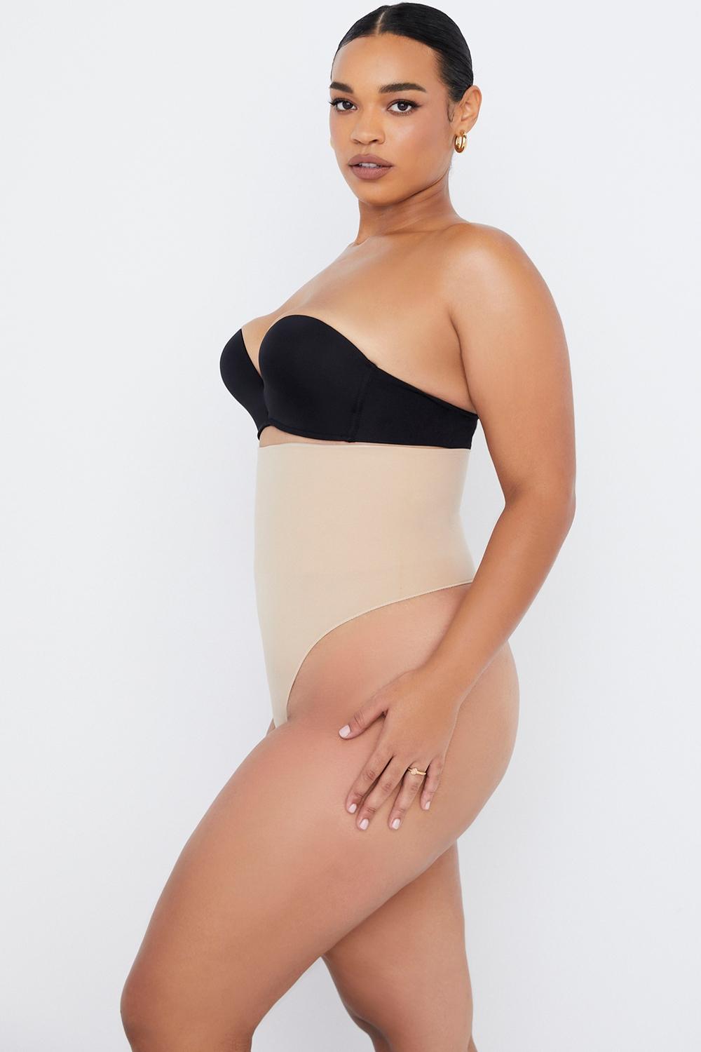  sculpting high waist thong almond Product Image
