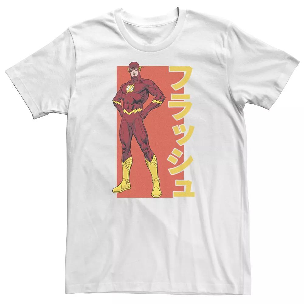 Big & Tall DC Comics The Flash Bold Kanji Portrait Tee, Men's,  Product Image