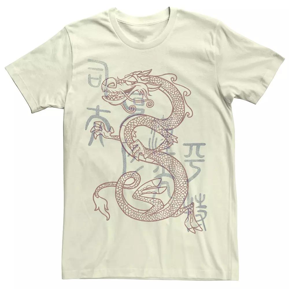 Disney's Mulan Mushu Dragon Men's Sketch Tee,  Product Image