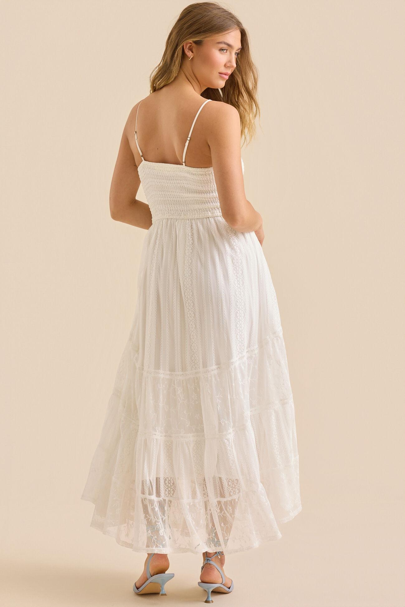 Tami Lace Tiered Maxi Dress Product Image