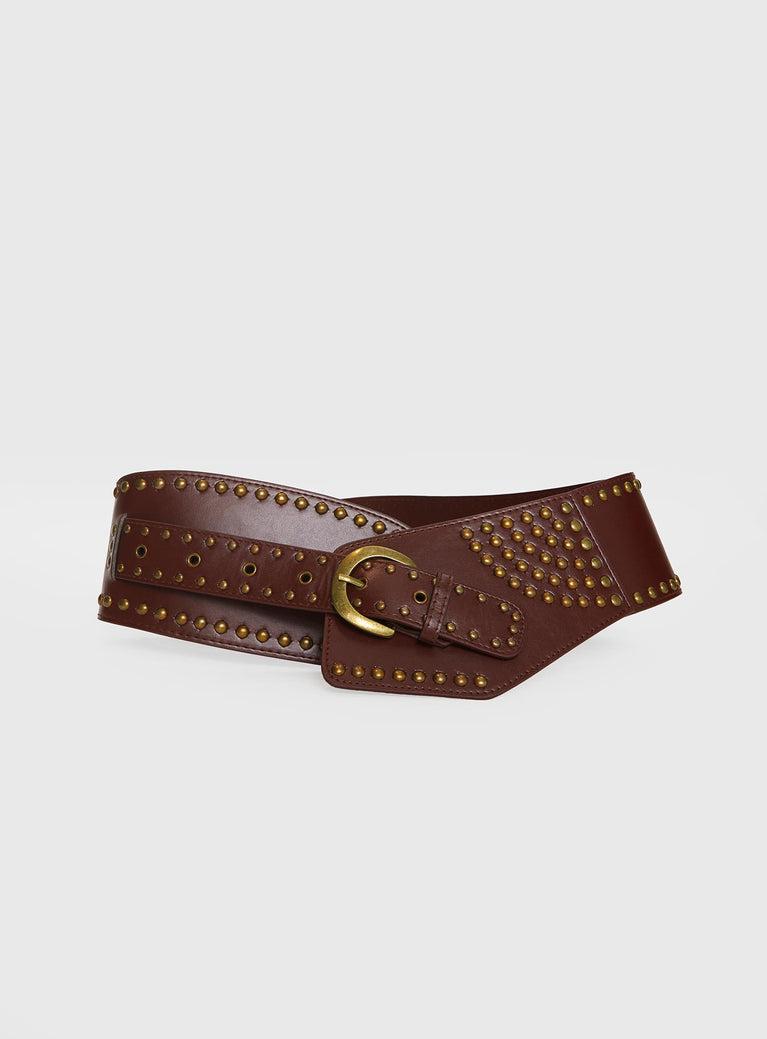 Buccaneer Belt Brown / Gold Product Image