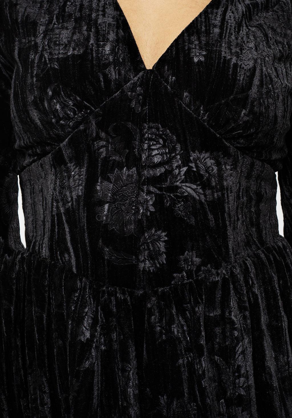 Invocation Flared Sleeve Midi Dress Product Image