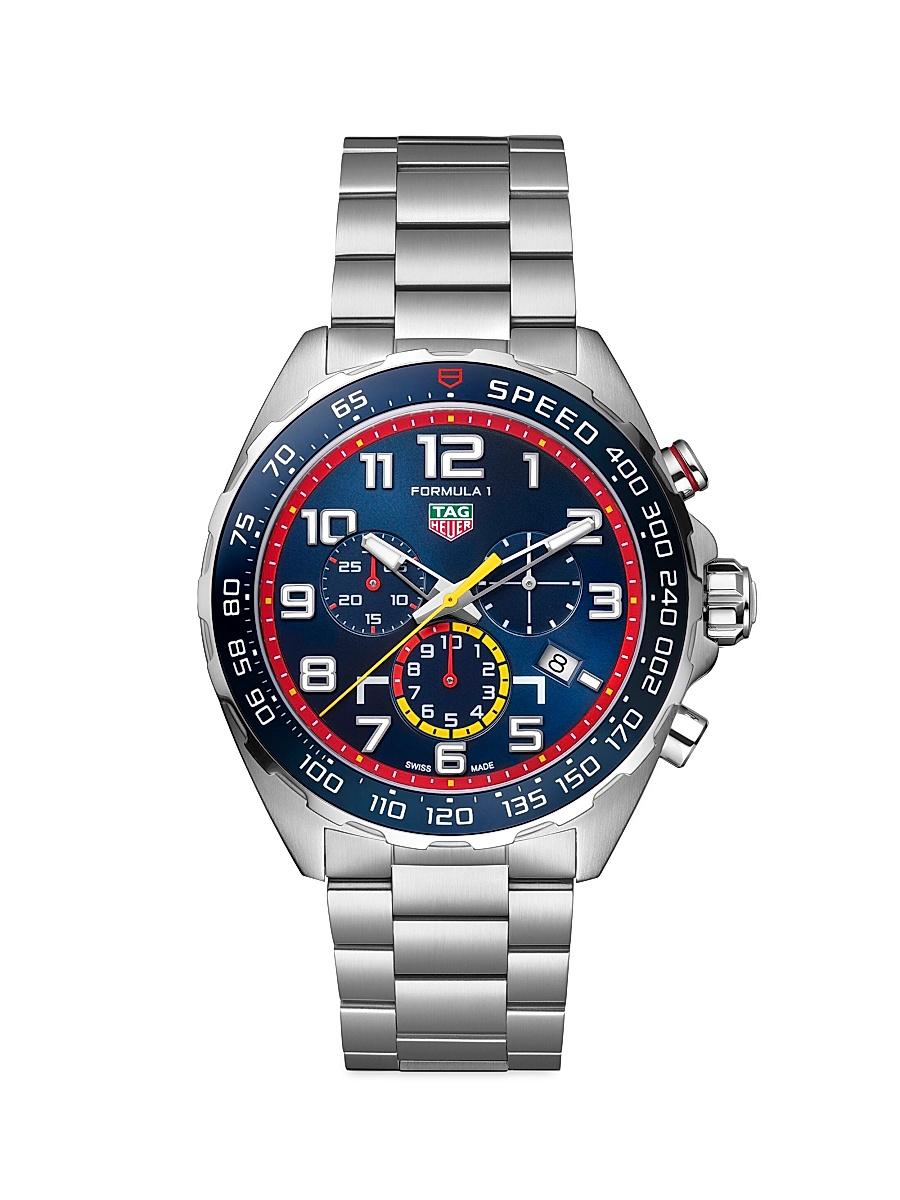 Mens Tag Heuer Formula One X Red Bull Racing Stainless Steel Chronograph Watch Product Image