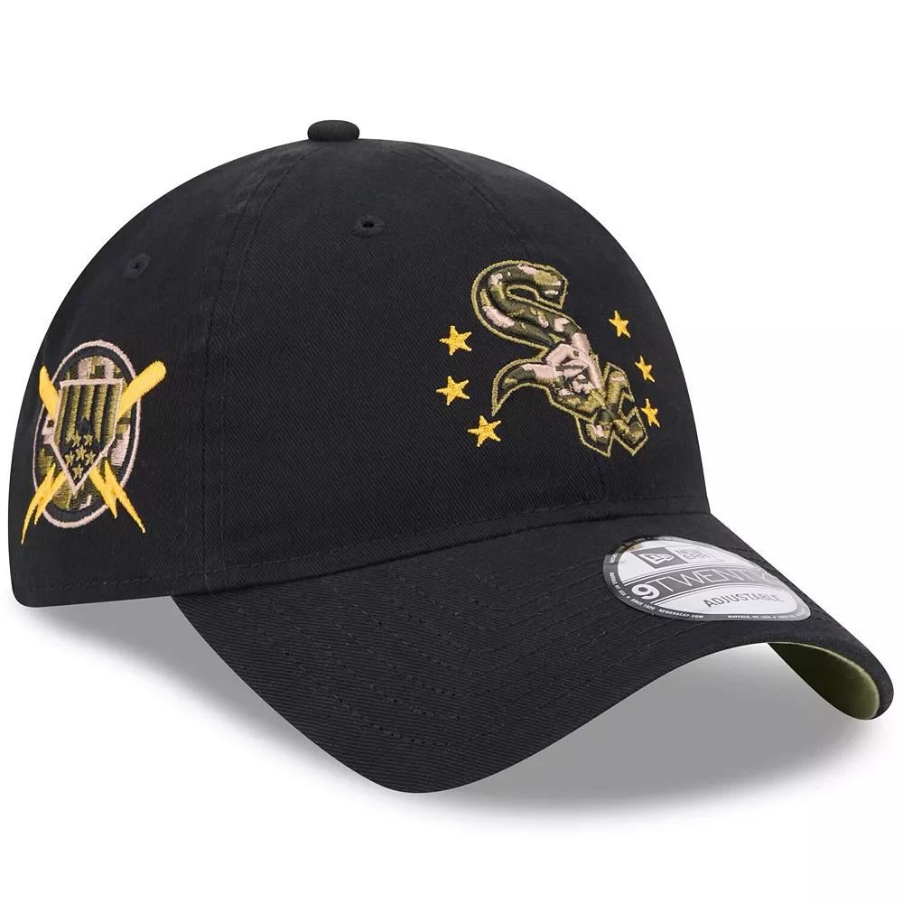 Men's New Era Black Chicago White Sox 2024 Armed Forces Day 9TWENTY Adjustable Hat Product Image