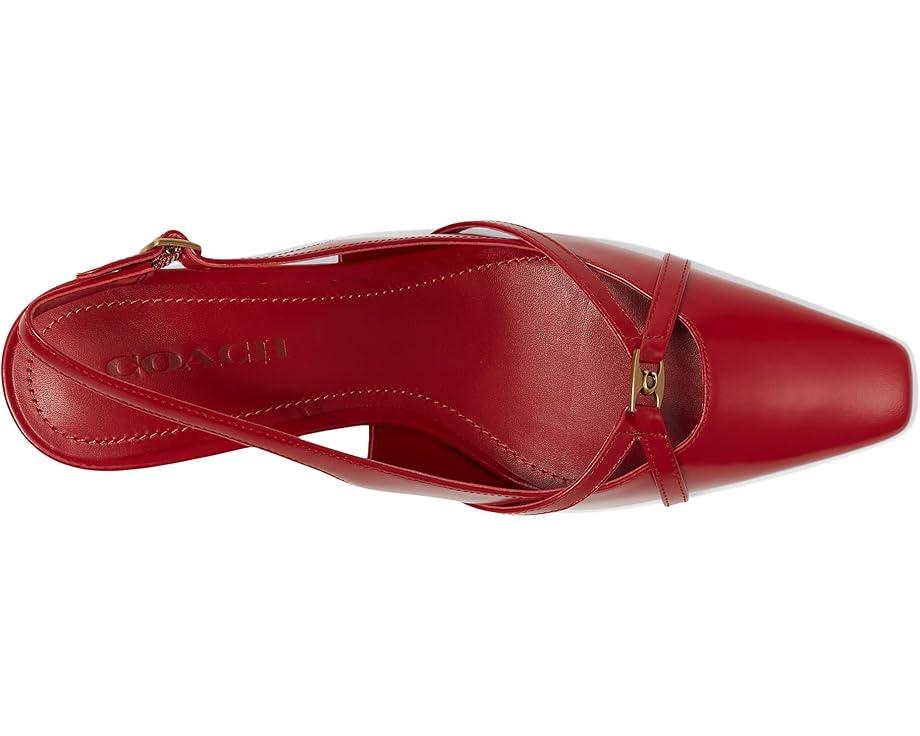 Carrie Metallic Leather Skimmer Product Image