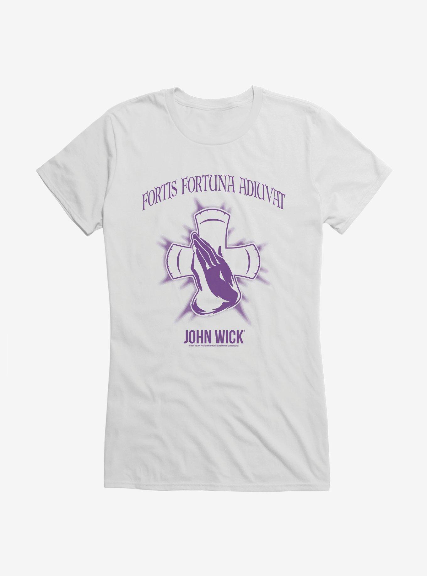 John Wick Fortis Fortuna Adiuvat Girls T-Shirt Product Image