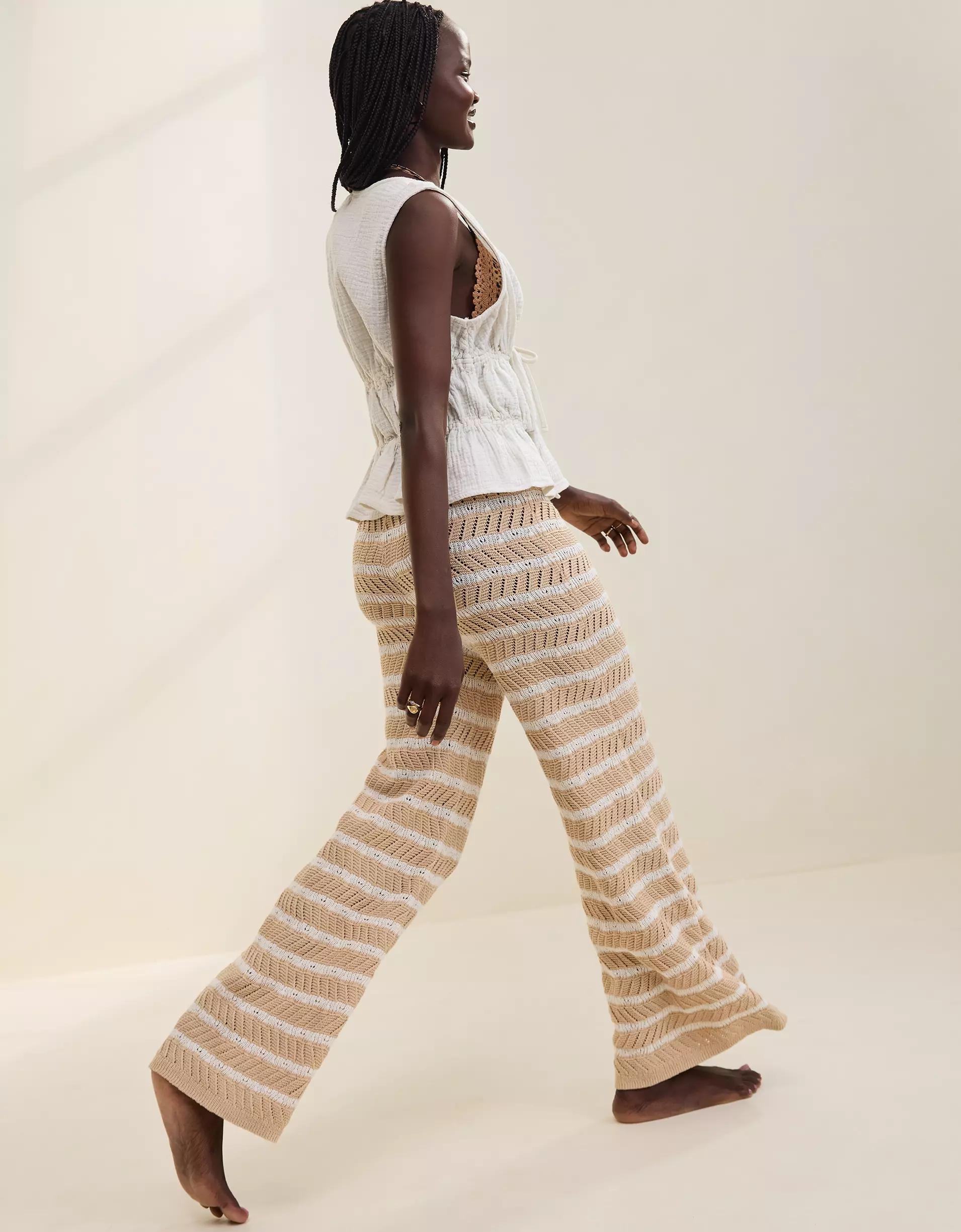 Aerie Crochet Party Pant Product Image