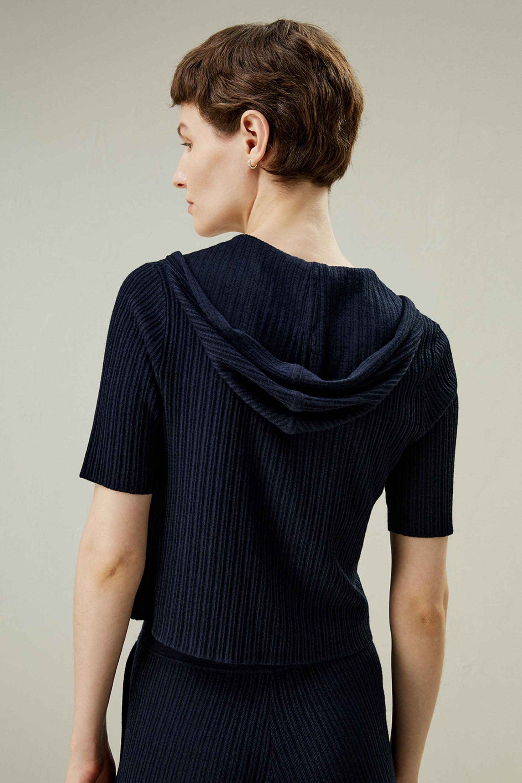 Oasis Knit Hoodie Product Image