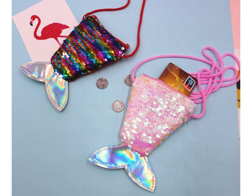 Mermaid Tail Sequined Coin Purse Product Image