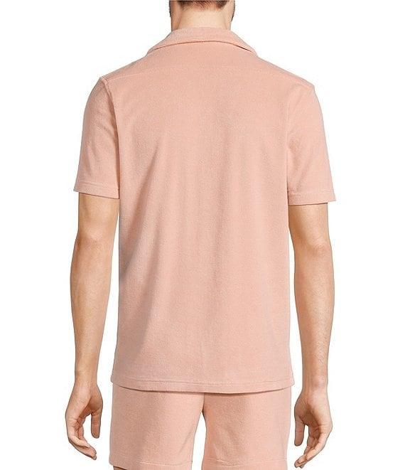 Murano Crocodile World Collection Slim Fit Embroidered Crocodile Pocket Short Sleeve Woven Shirt Product Image