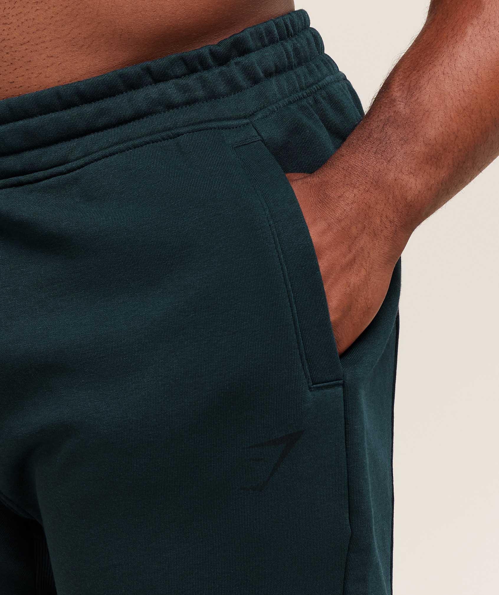 Gymshark Power Wordmark Jogger - Deep Petrol Blue Male Product Image