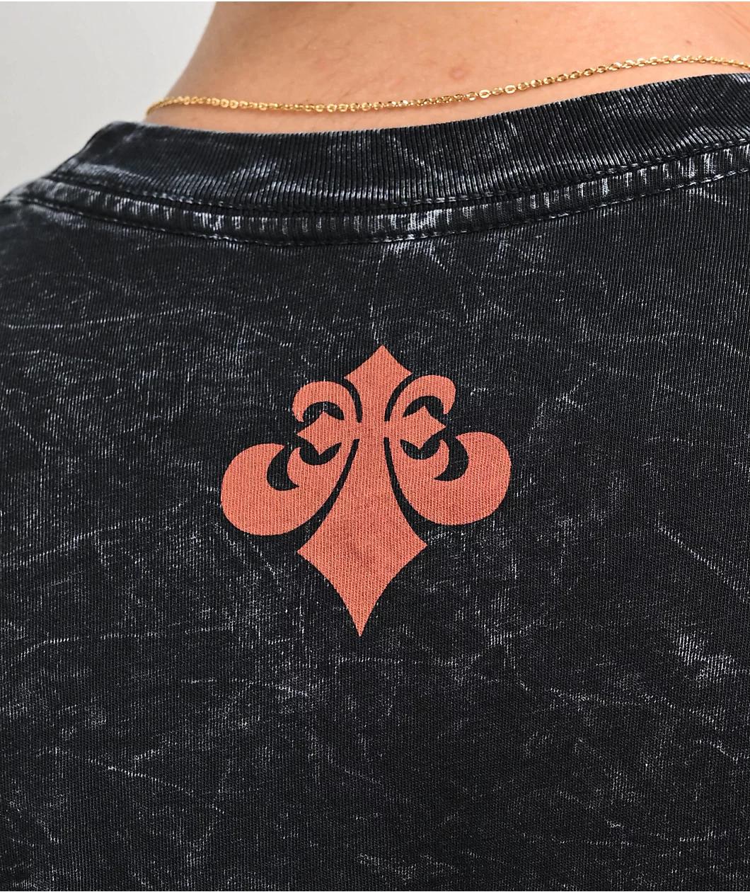 Affliction Electric Storm Black Wash Long Sleeve T-Shirt Product Image