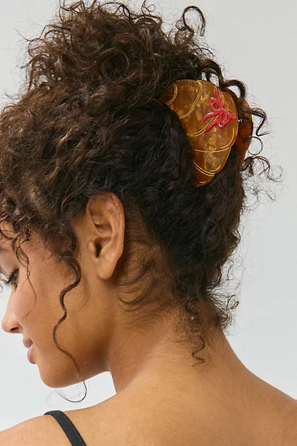 Solar Eclipse Hand Painted Claw Clip Womens at Urban Outfitters Product Image