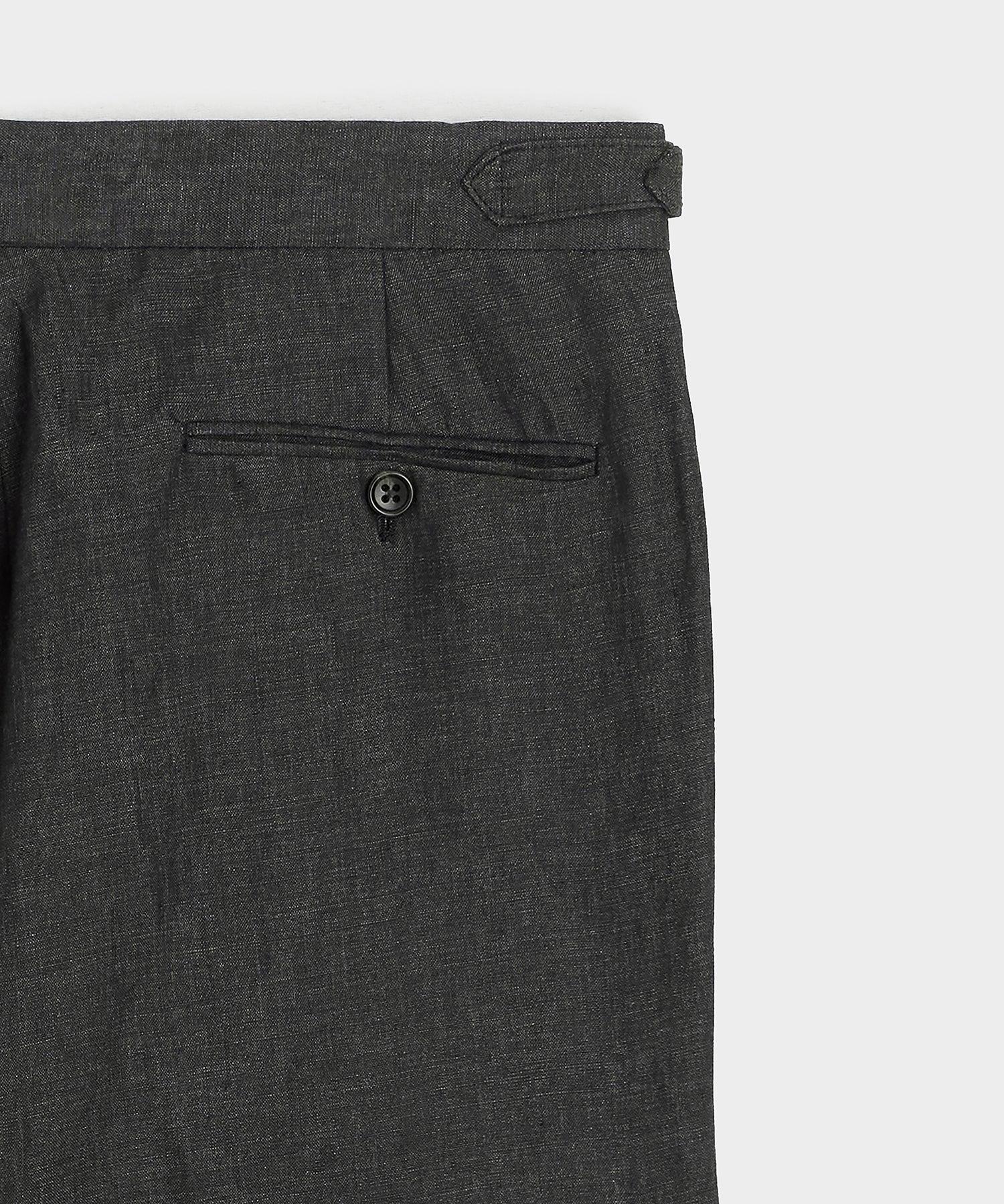 Italian Linen Side Tab Trouser Product Image