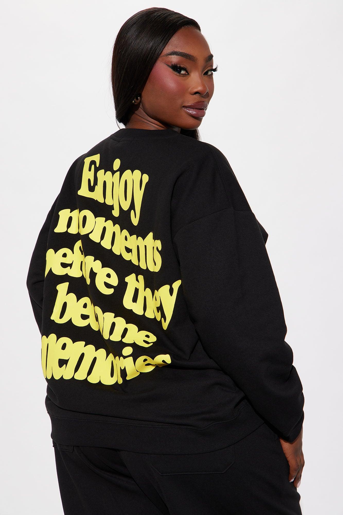 If You're Ready This Sweatshirt - Black/Yellow Product Image