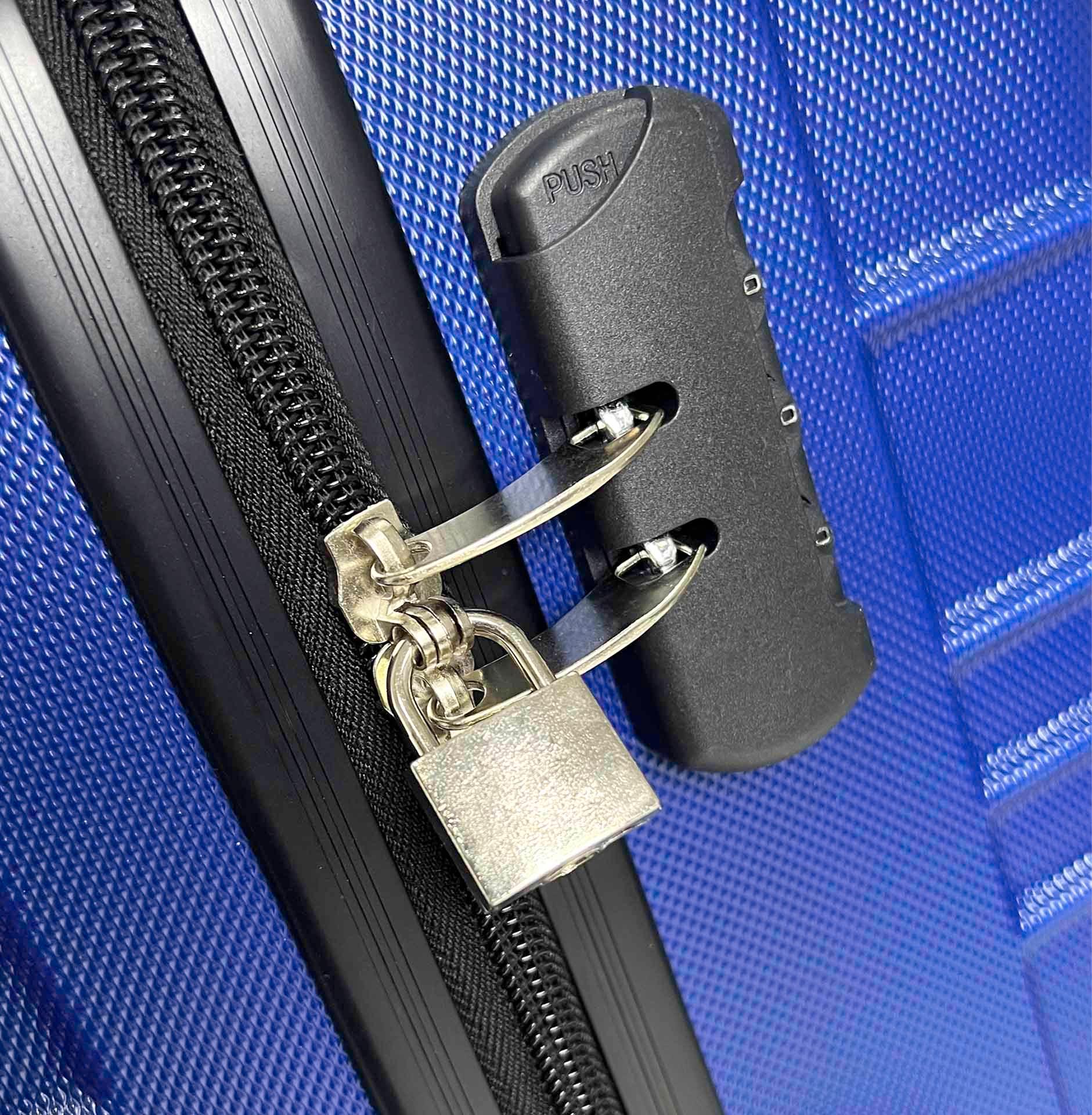 LIOR 3 Piece Set Luggage Sets Suitcase Hardshell Lightweight Spinner Wheels Product Image