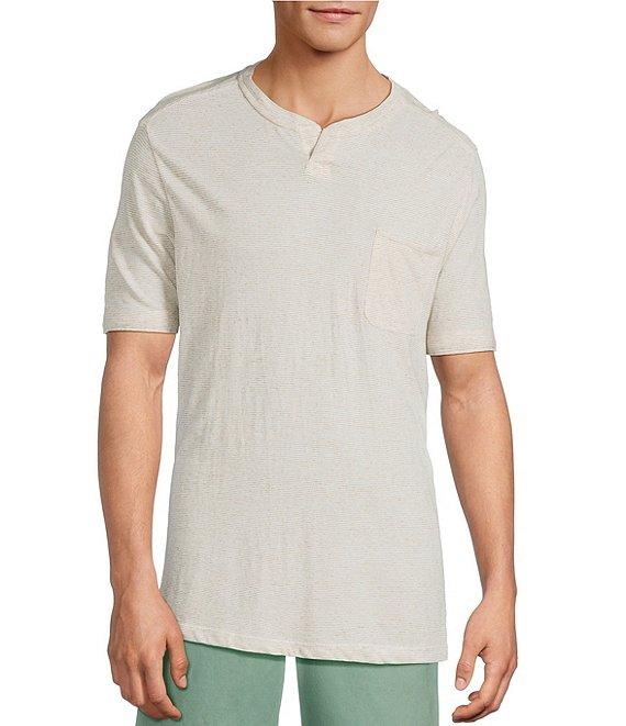 Tommy Bahama Palmetto Dune Short Sleeve Henley Shirt Product Image
