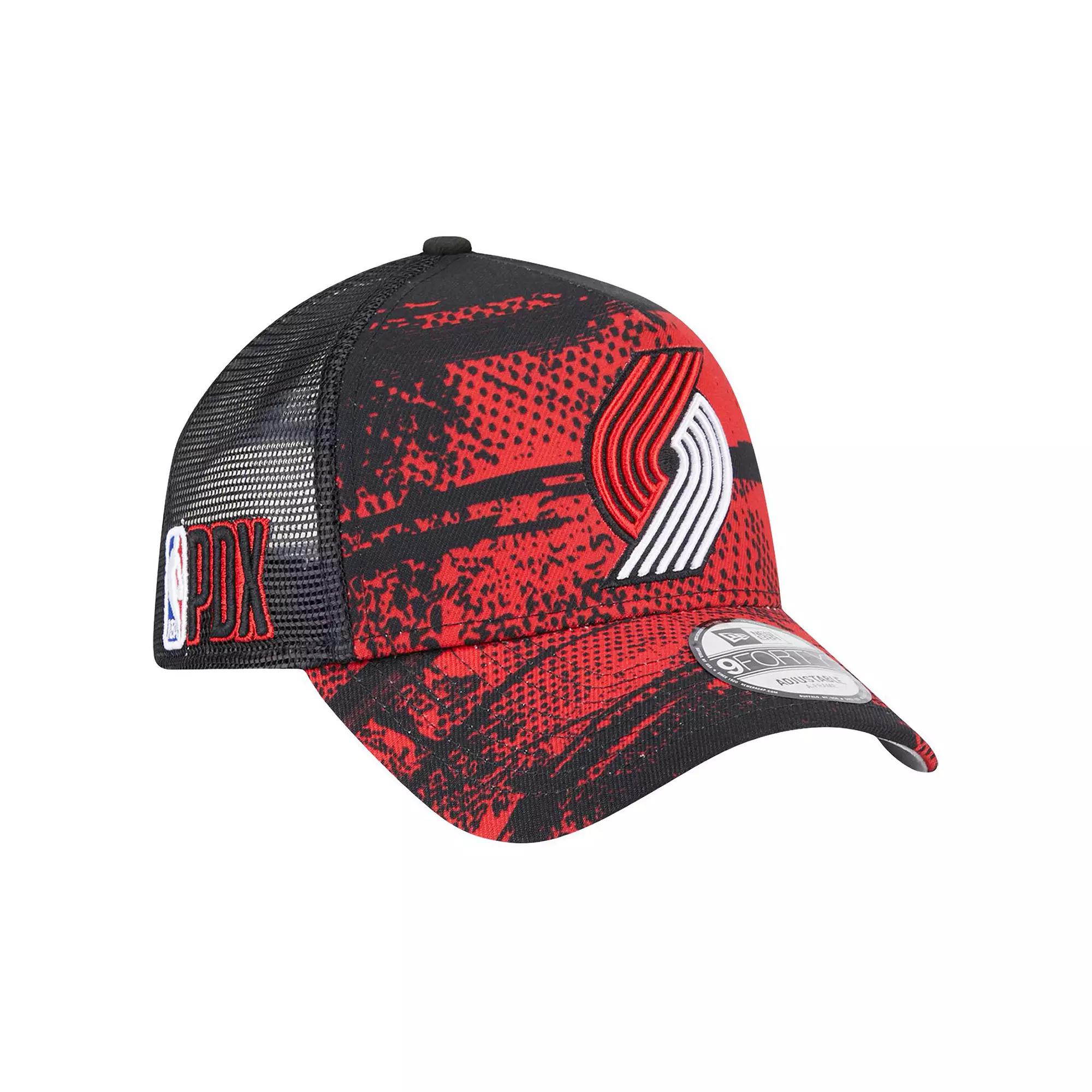 New Era Mens Portland Trail Blazers New Era Trailblazers A Frame OTC NBA 24 Tip Off Hat - Mens Product Image