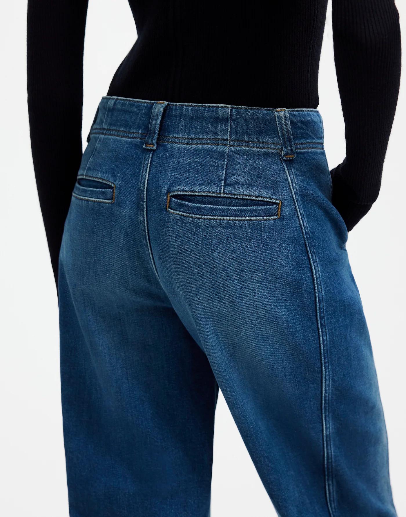 Tapered Denim Trousers Product Image