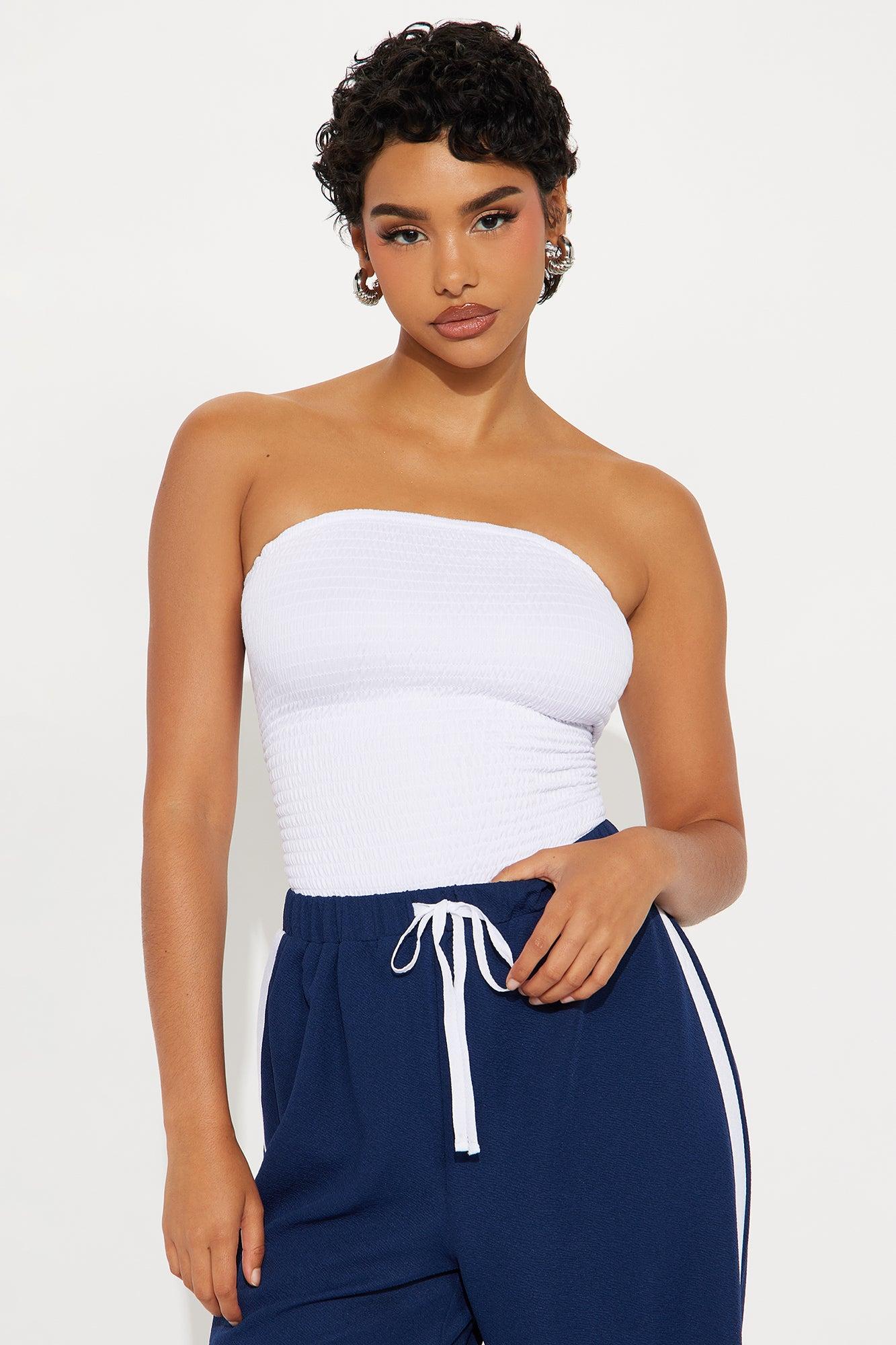 Moxie Strapless Jumpsuit - Navy/combo Female Product Image