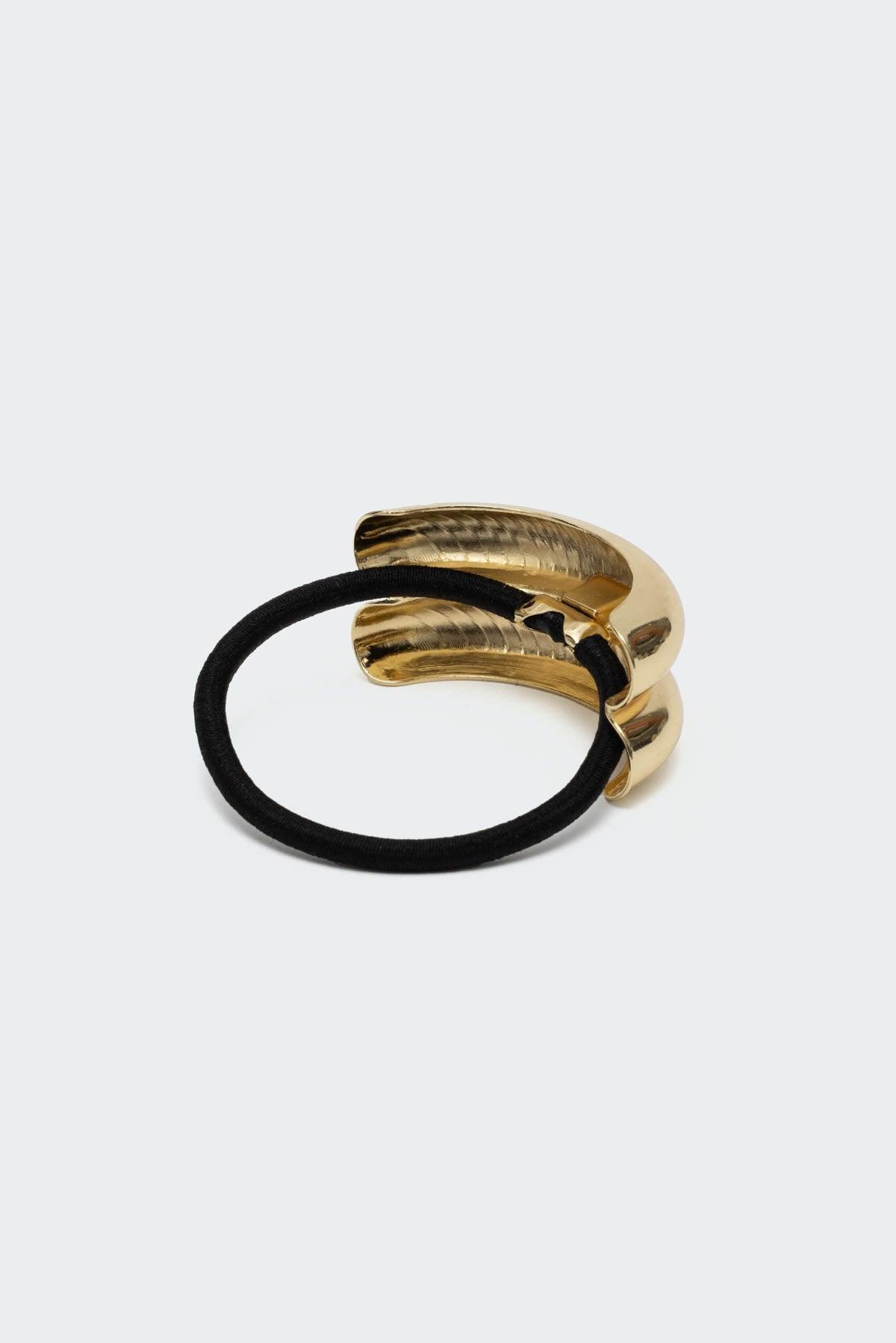 Gold Cuff Hair Tie Product Image