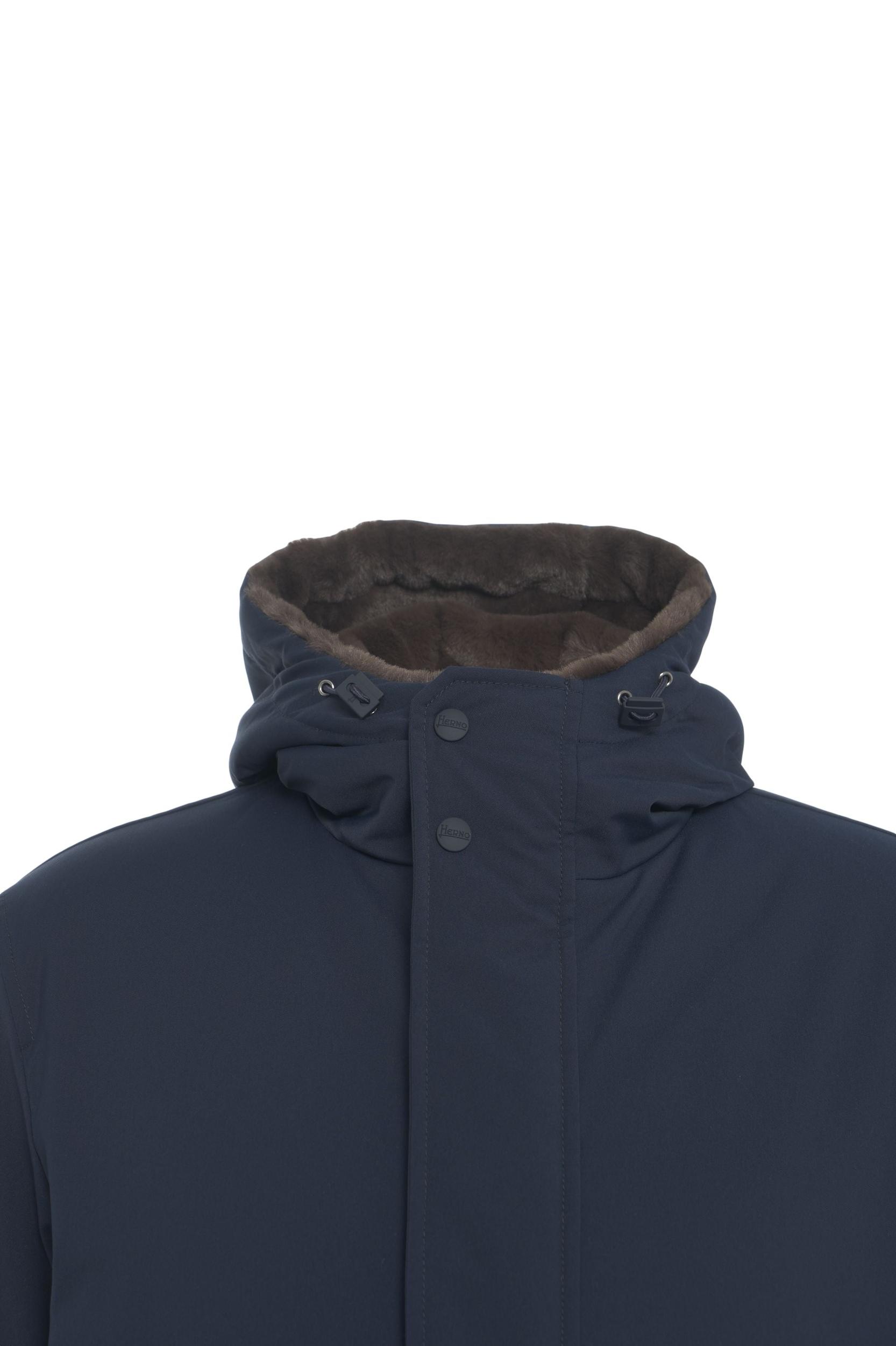 Parka with faux fur hood Product Image