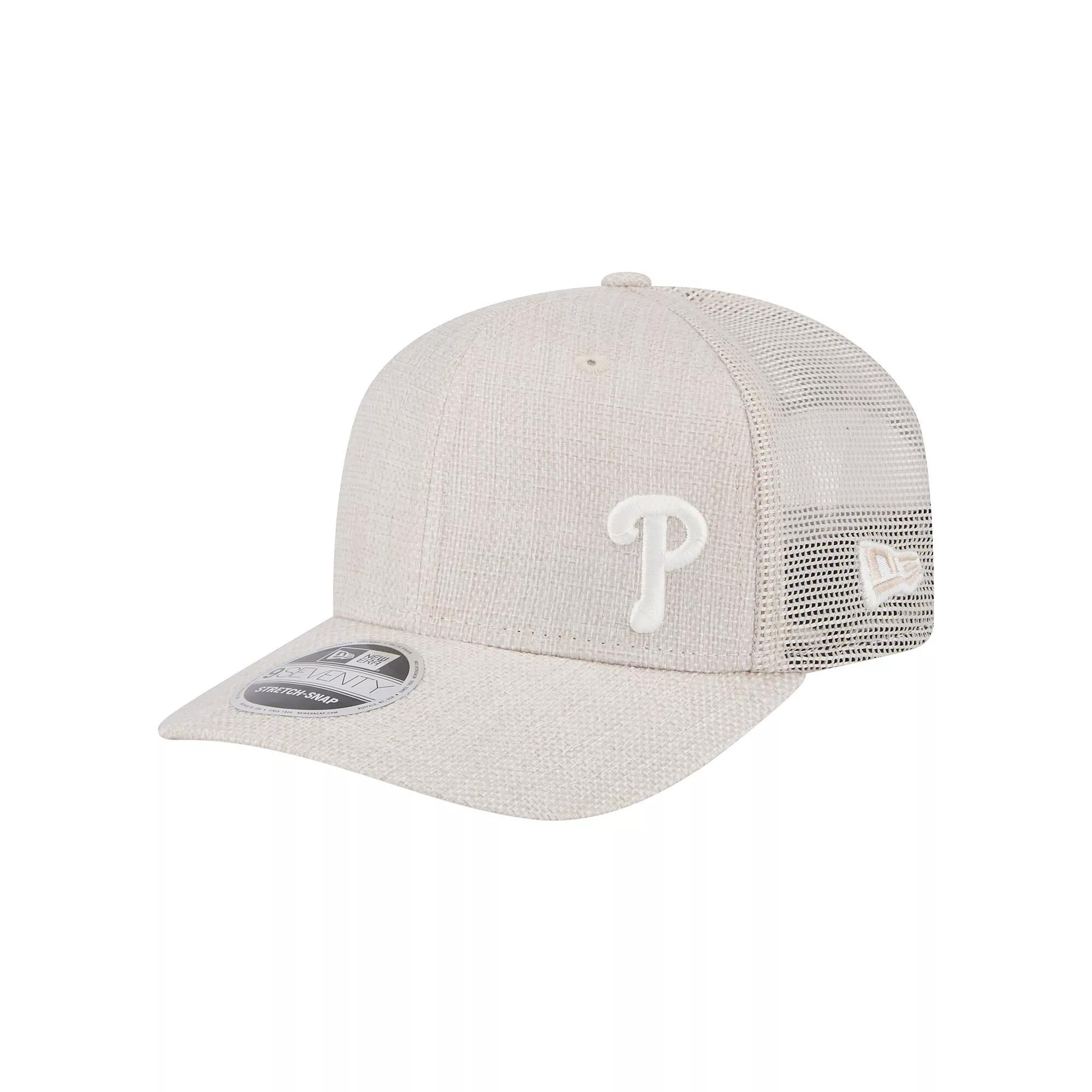 Men's New Era Light Beige Philadelphia Phillies Flawless 9SEVENTY Stretch-Snap Hat, Lt Bei Product Image