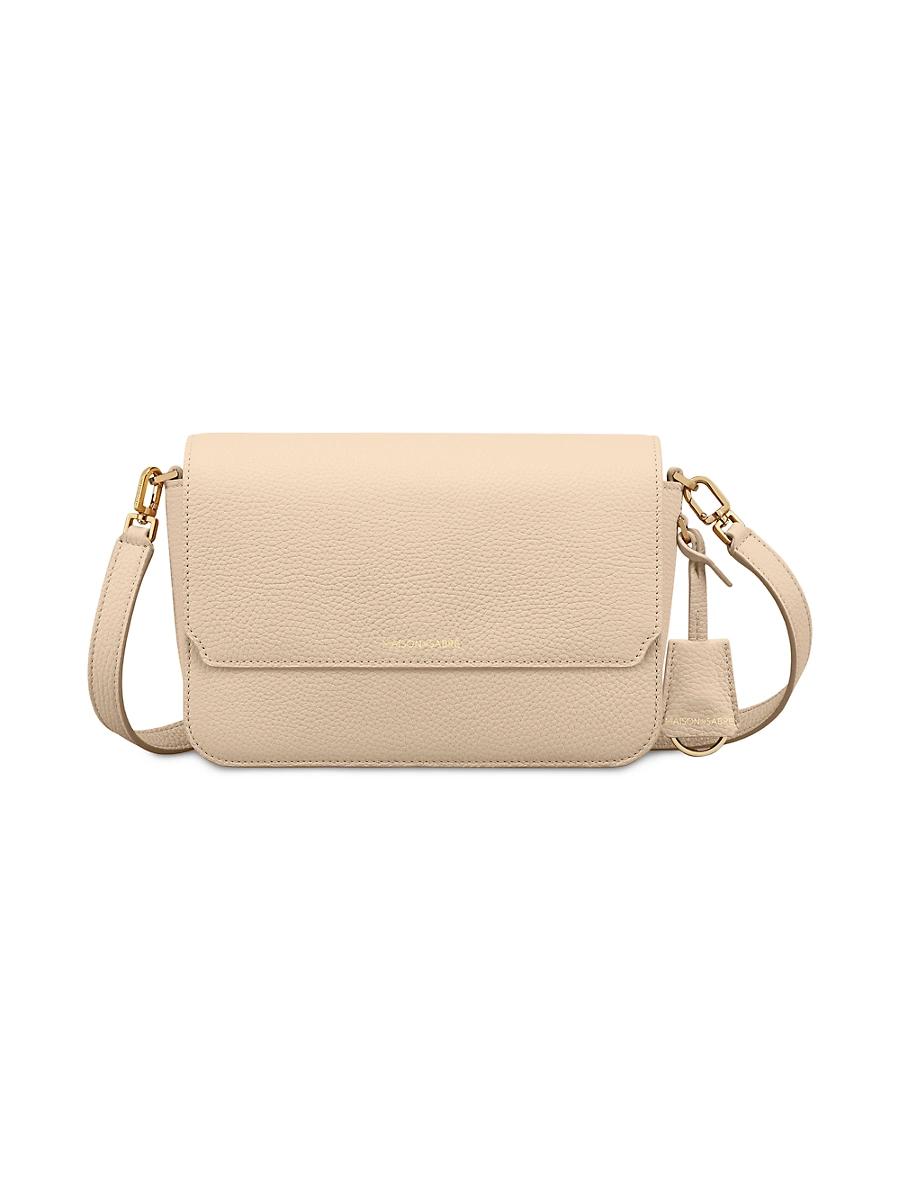 Womens Medium Leather Flap Bag Product Image