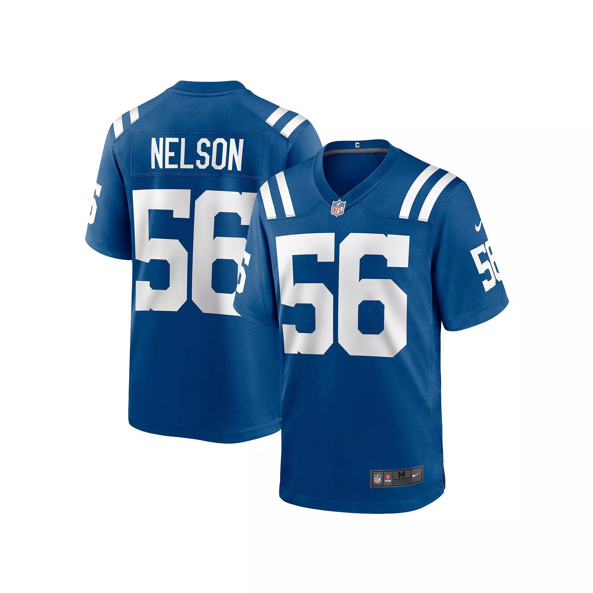 Men's Nike Quenton Nelson Royal Indianapolis Colts Player Game Jersey,  Product Image