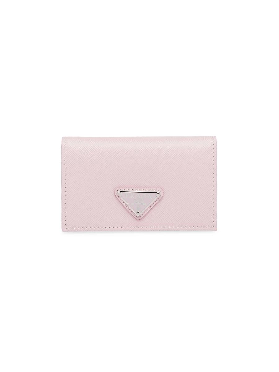 Womens Saffiano Leather Card Holder Product Image
