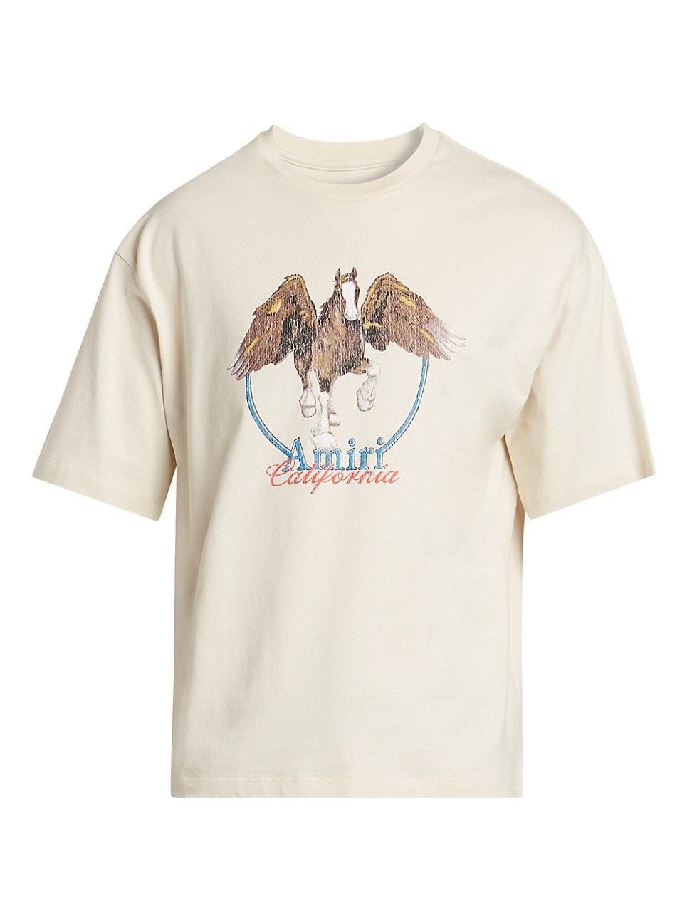 Mens Pegasus Washed Graphic T-Shirt Product Image