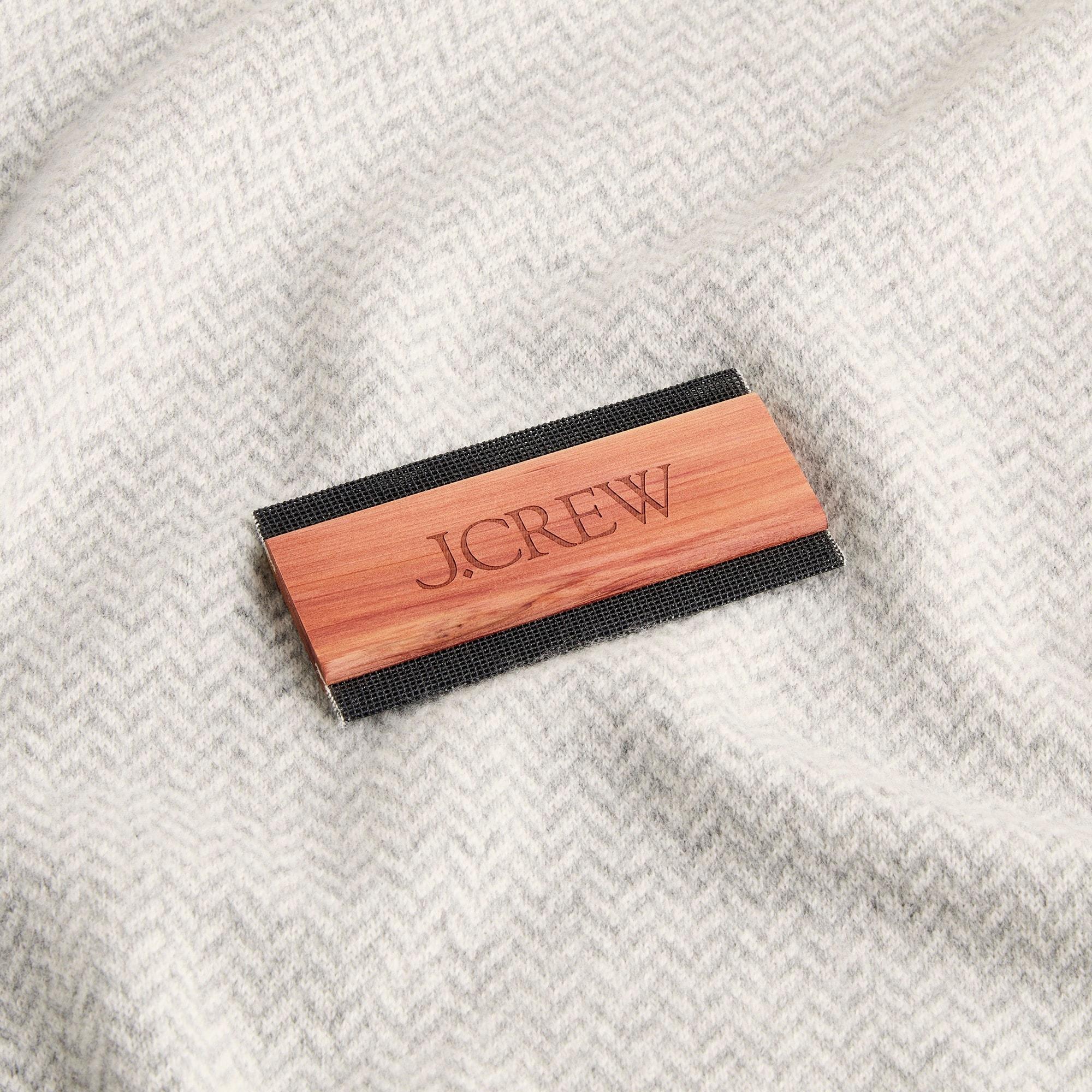 Cashmere herringbone jacquard crewneck sweater Product Image