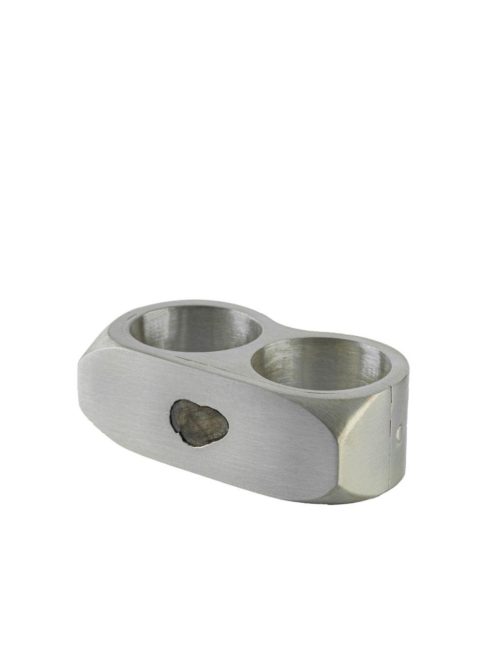 double-ring diamond slab ring Product Image