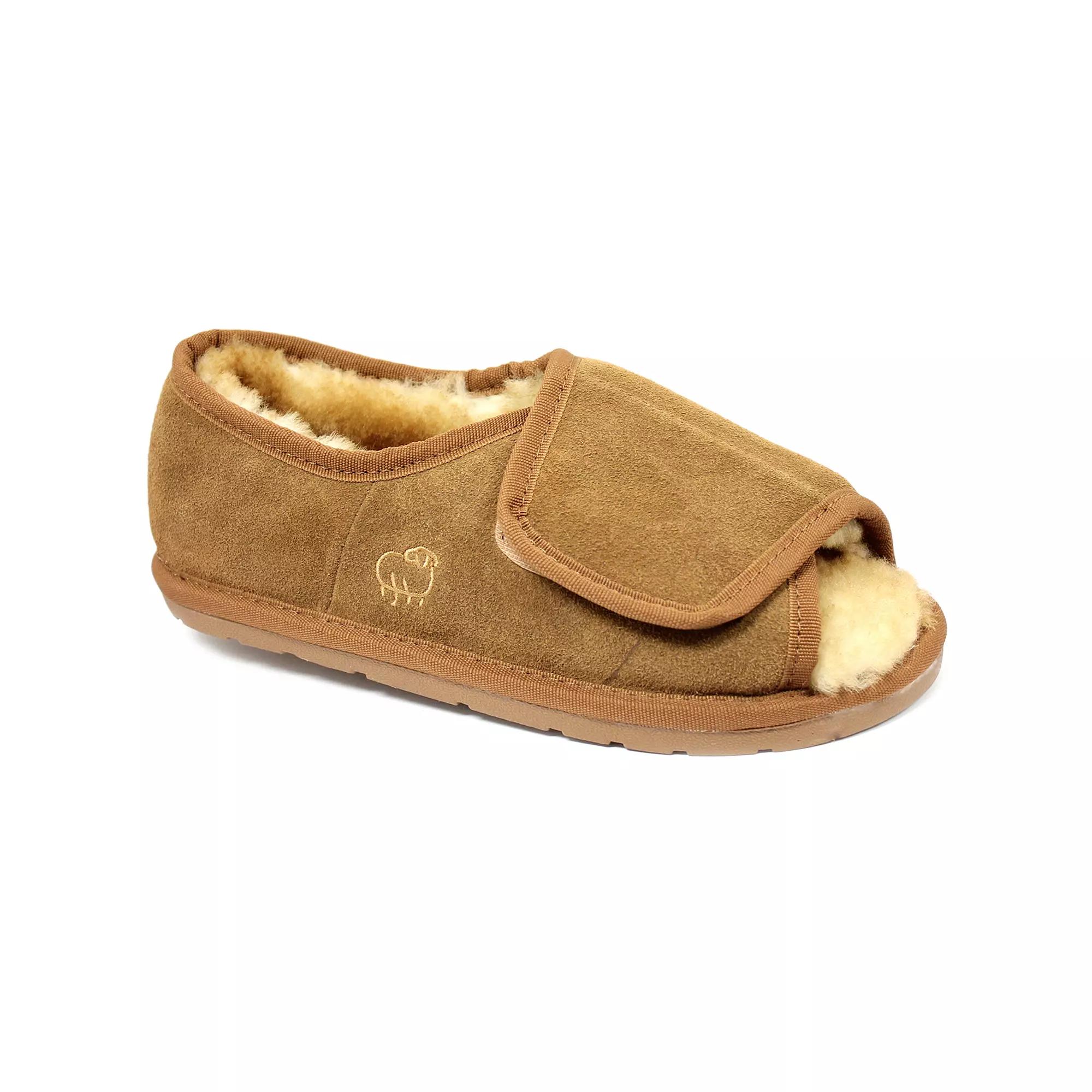 Mykos Men's Suede Wrap Slippers,  Product Image