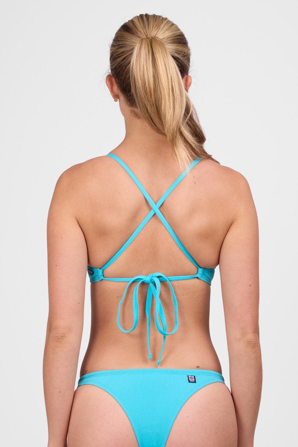 Lisa Bikini Top - Hawaii Blue Product Image