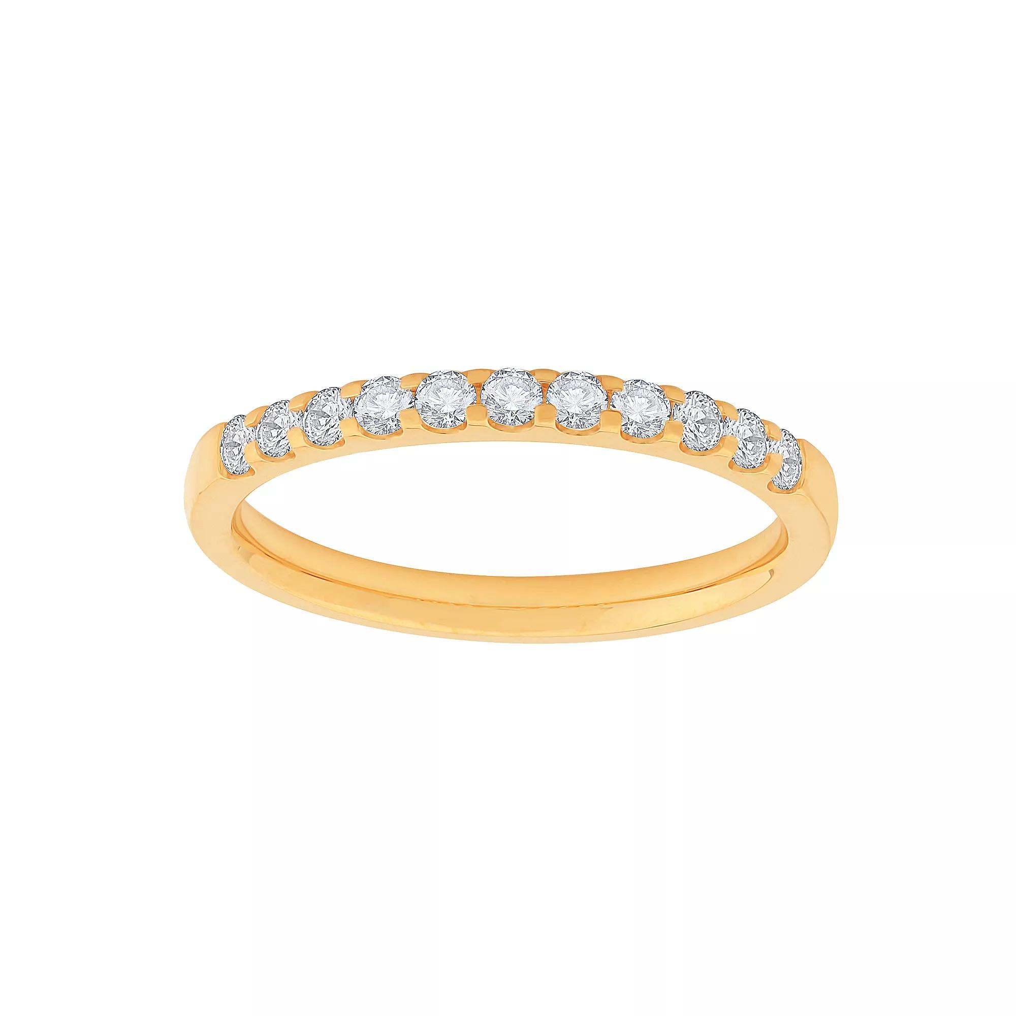 Diamond Medley 14k Gold 1/3 Carat T.W. Lab-Grown Diamond Ring, Women's, Size: 8 Product Image