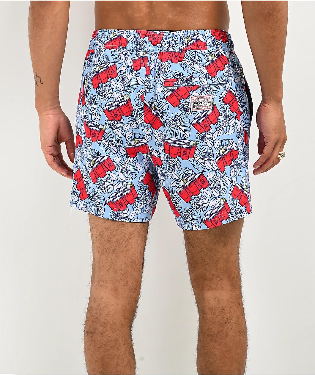 Party Pants Wilmington Blue Board Shorts Product Image
