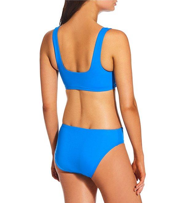Alex Marie Signature Sculpt Solid Mid Rise Swim Bottom Product Image