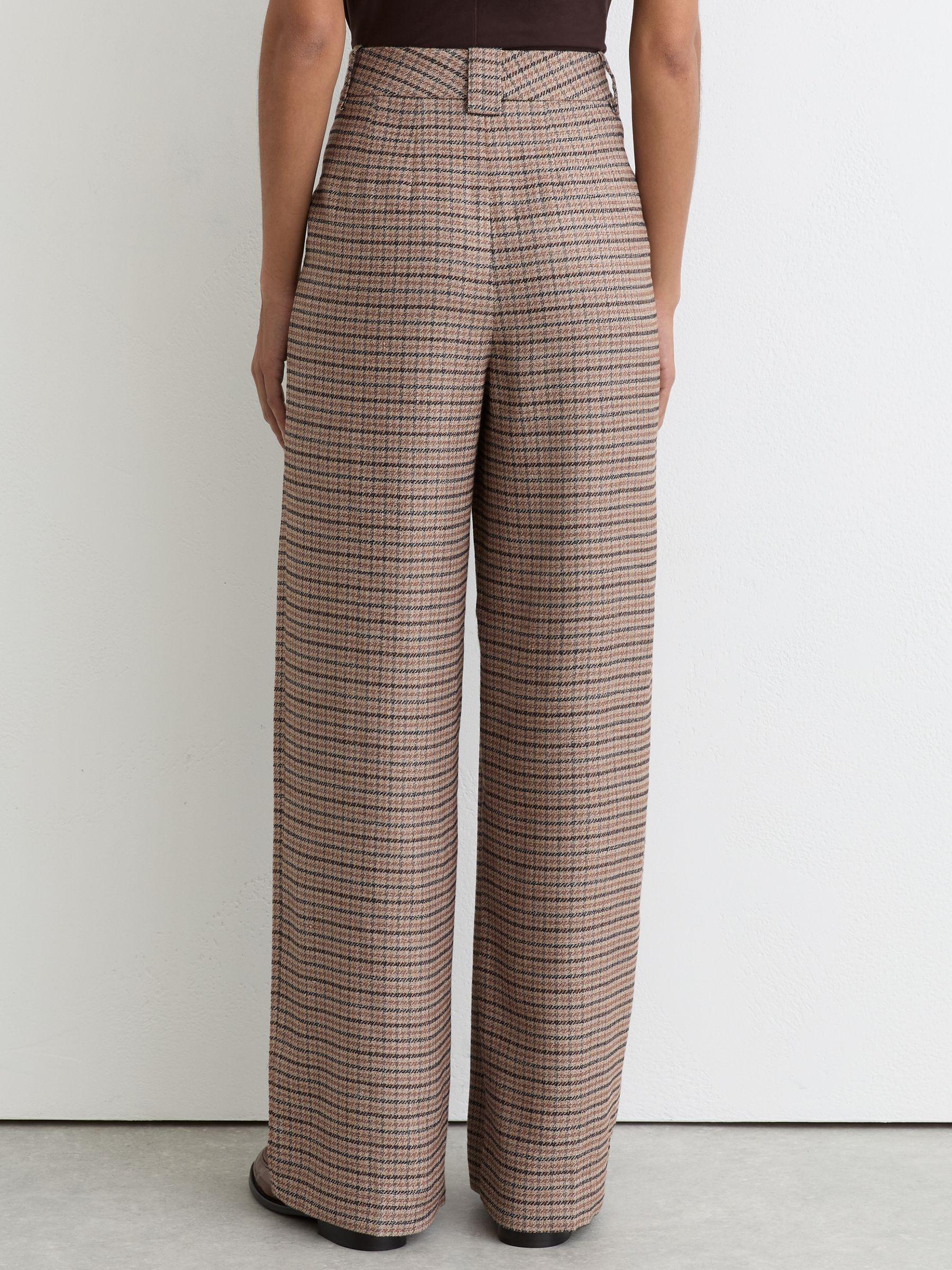 Tipped Wide-Leg Belted Jumpsuit in Pink Product Image