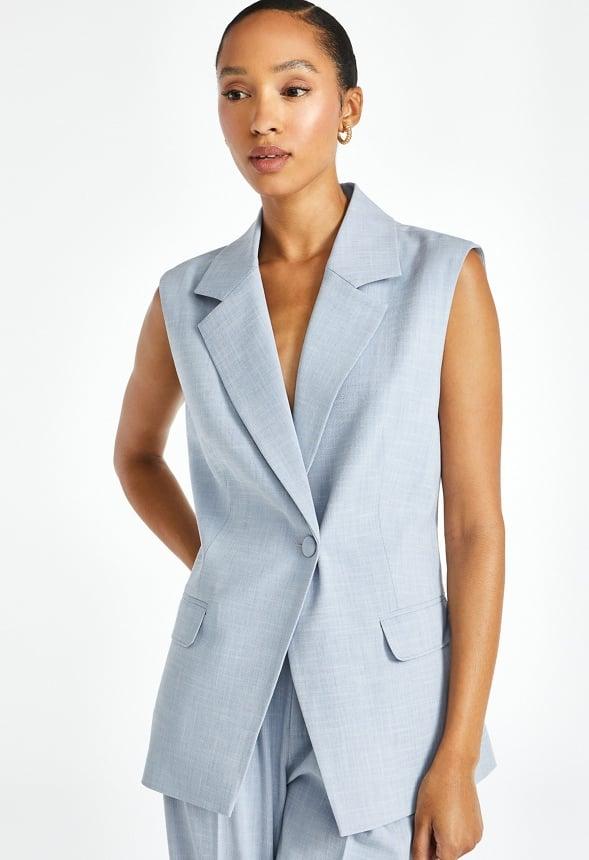 JustFab Margaux Platform Loafer Pump Womens Black/ White Size 8.5 Product Image