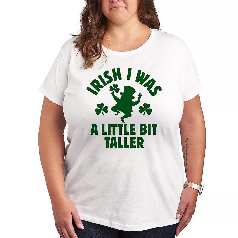 Plus Irish I Was a Little Bit Taller Graphic Tee, Women's,  Product Image